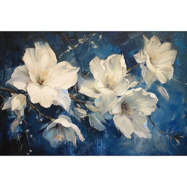 White Flower Acrylic Canvas
